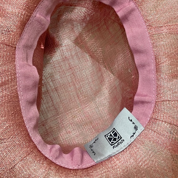 Beautiful Pink Sinamay Hat by KaKyCo
